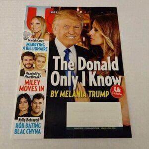 US WEEKLY MAGAZINE-FEBRUARY 8, 2016- DONALD TRUMP-VINTAGE-LIKE NEW